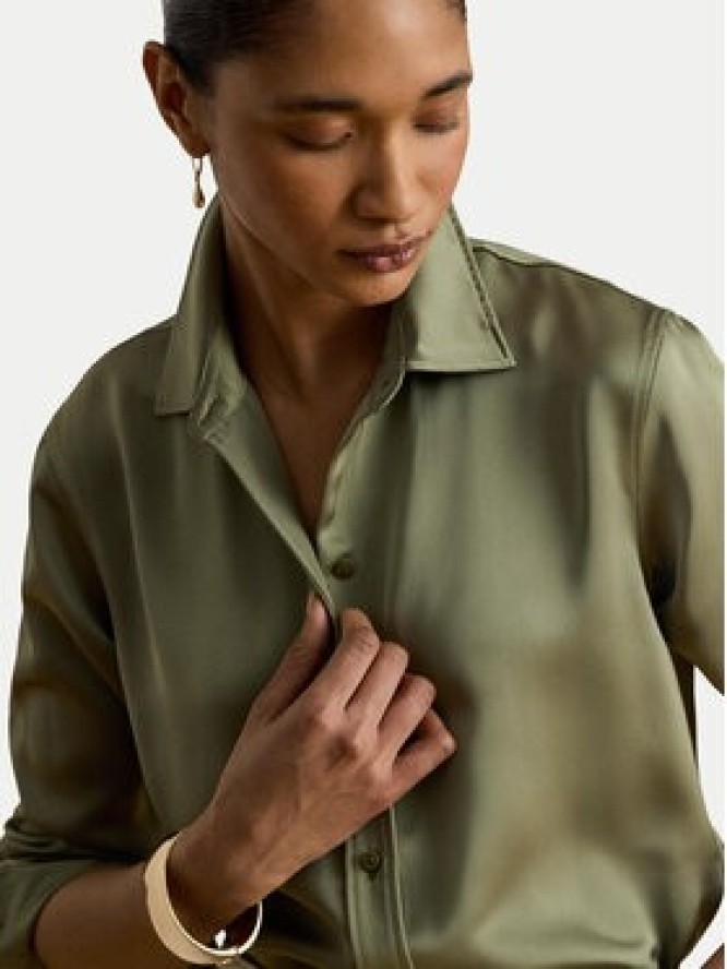 LAUREN RALPH LAUREN Koszula 200P13808004 Zielony Regular Fit