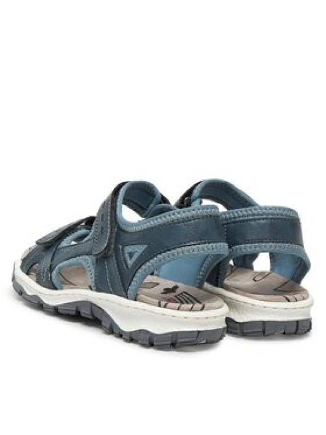 Rieker Sandały 68866-12 Niebieski