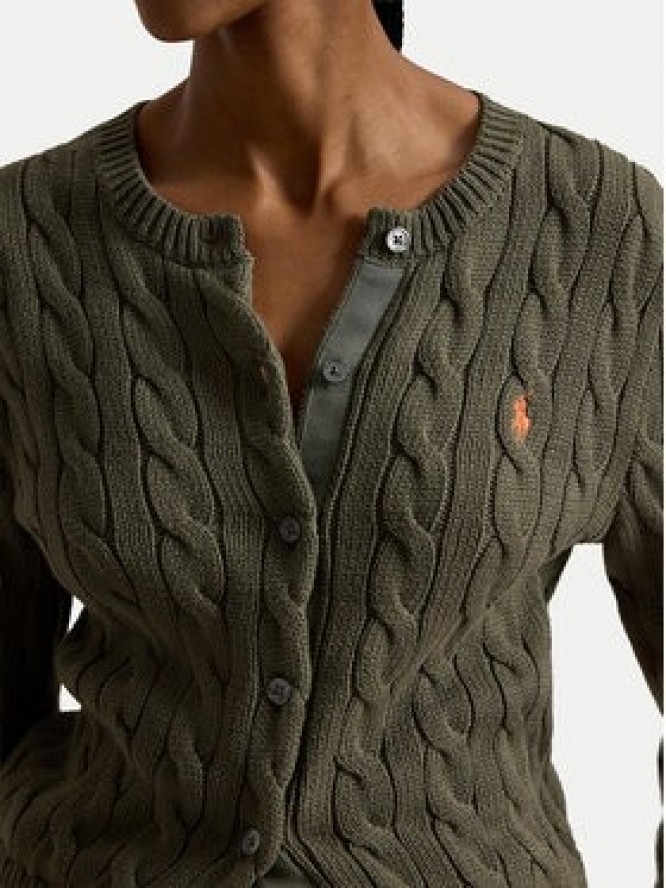 Polo Ralph Lauren Kardigan 211971868512 Zielony Regular Fit