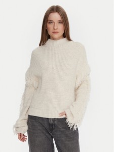 ONLY Sweter Molly 15363467 Beżowy Regular Fit