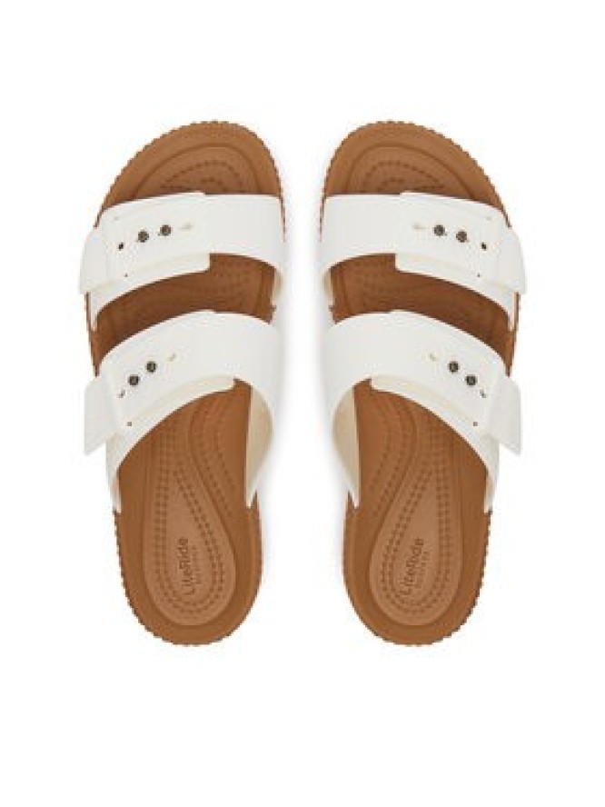 Crocs Klapki Brooklyn Woven Buckle 209978 Biały