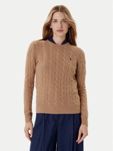 Polo Ralph Lauren Sweter 211971865002 Beżowy Slim Fit