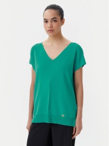 Luisa Spagnoli Sweter Caracalla 58686 Zielony Regular Fit