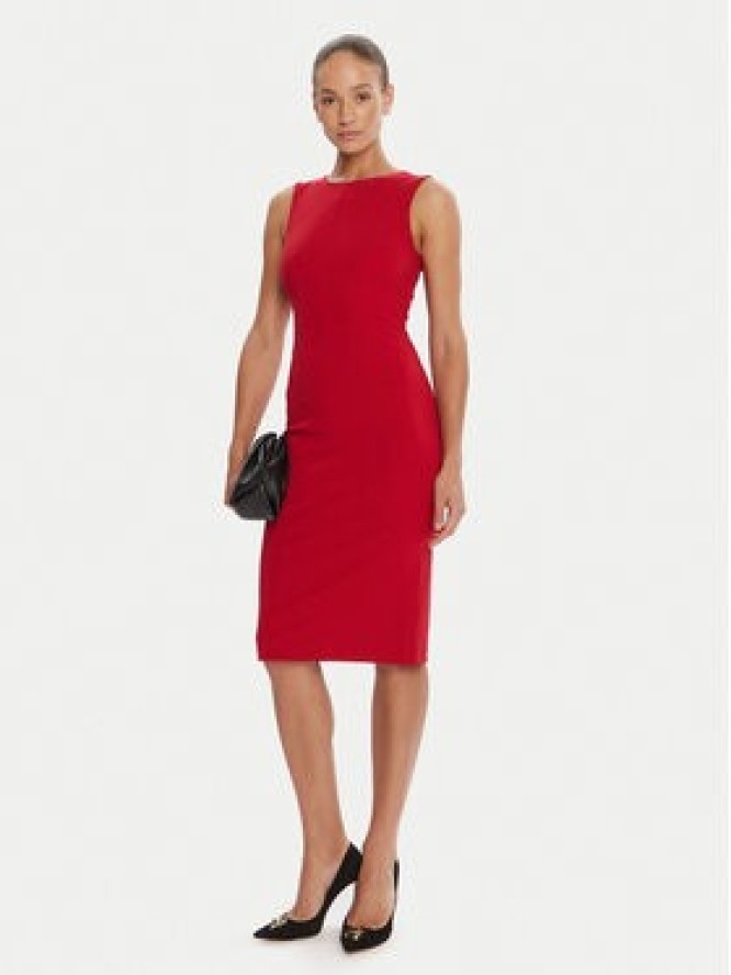 Marciano Guess Sukienka koktajlowa 5YGK30 7160A Czerwony Slim Fit
