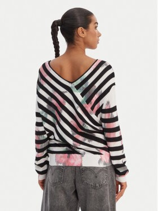 Desigual Sweter 26SWJF01 Kolorowy Regular Fit