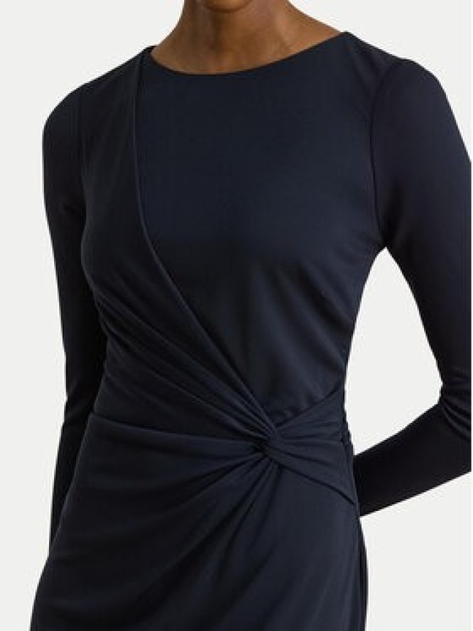 LAUREN RALPH LAUREN Sukienka dzianinowa 200P14033001 Granatowy Slim Fit