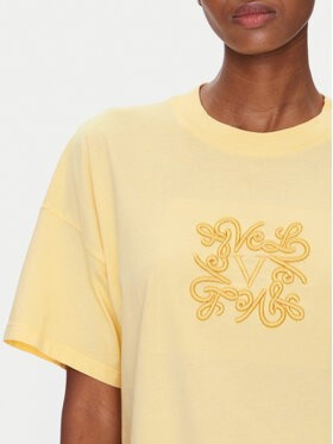 ViCOLO T-Shirt RD0119 Żółty Regular Fit
