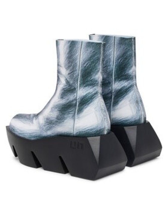 United Nude Botki Bull Canvas LO 110231006202 Srebrny