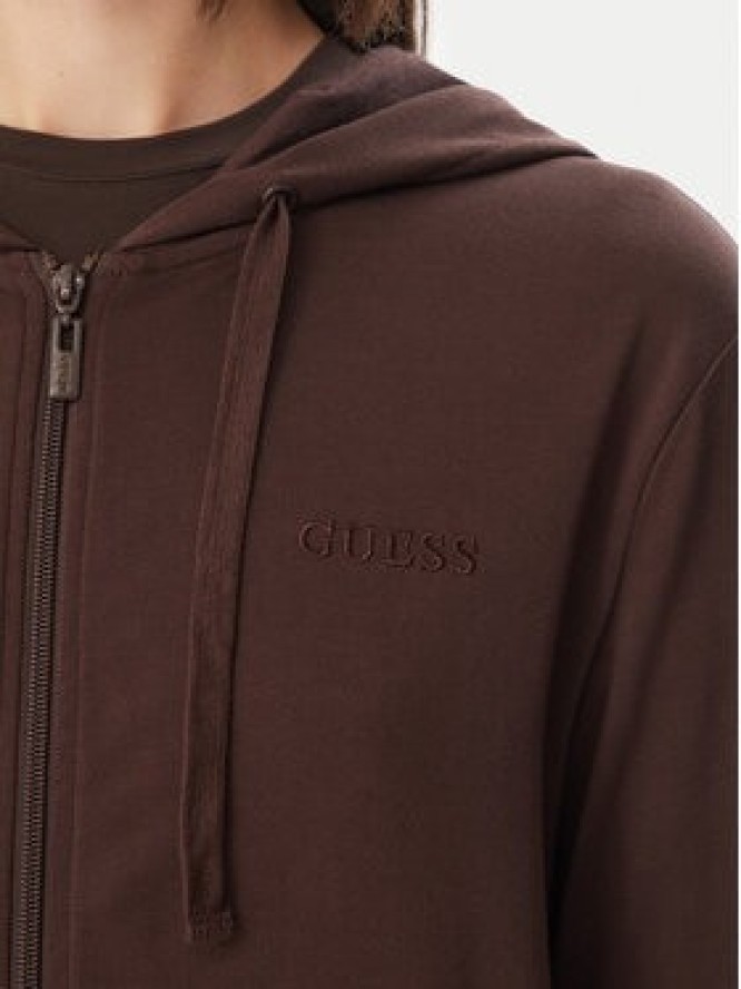 Guess Bluza O6GQ01 KCQP2 Brązowy Regular Fit