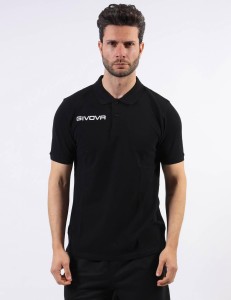 Koszulka polo Givova Polo Cotone Piquet Summer Black 2XL