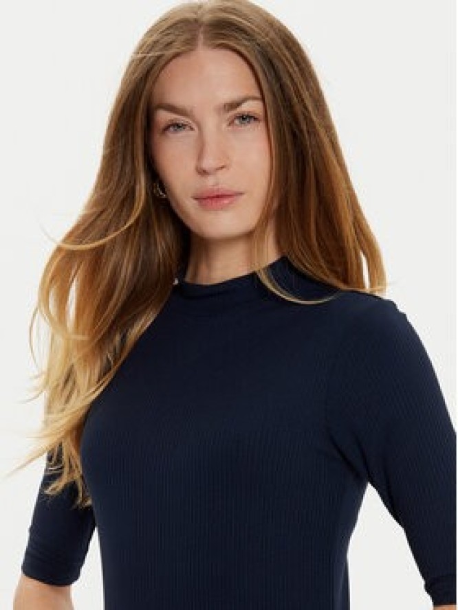 Tommy Hilfiger Sukienka codzienna WW0WW44430 Granatowy Slim Fit