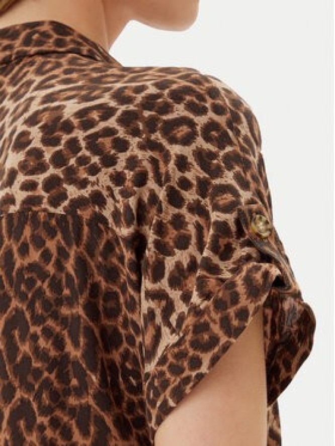 Vero Moda Koszula Bumpy 10331923 Brązowy Regular Fit