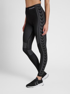 Damskie legginsy ze średnim stanem Hummel Shaping
