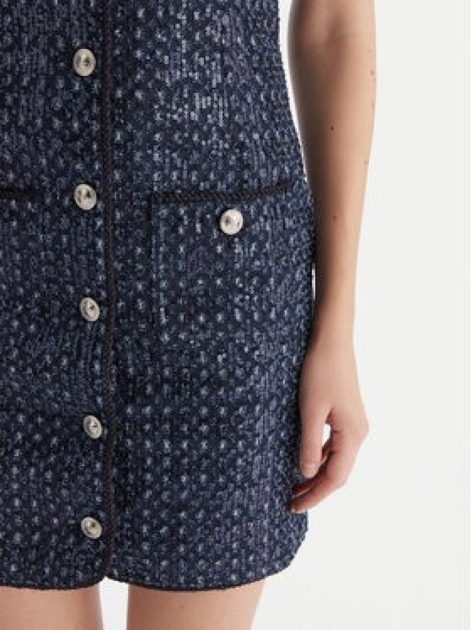 Guess Sukienka codzienna W5BK41 D0771 Granatowy Regular Fit