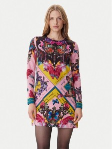 Versace Jeans Couture Sukienka codzienna 79HAO9P1 NS696 Kolorowy Slim Fit