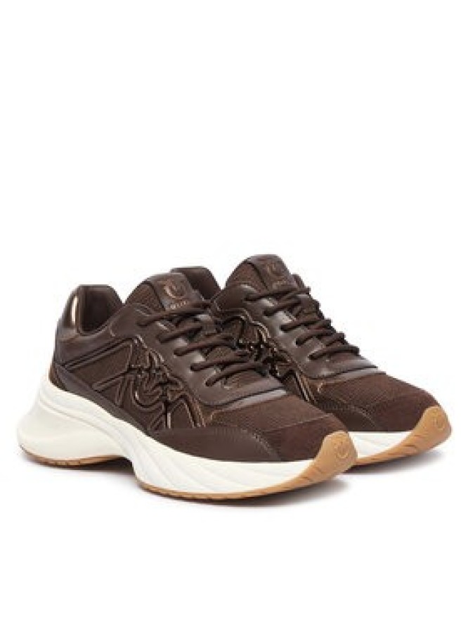PINKO Sneakersy Ariel 33 SS0135P020 Brązowy ciemny