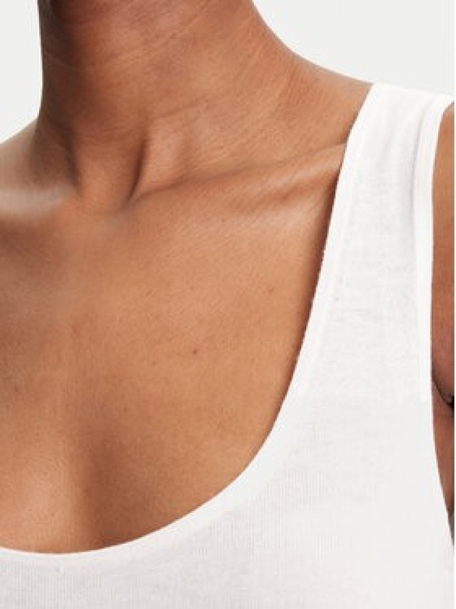 Calvin Klein Top LV044C345G Écru Regular Fit