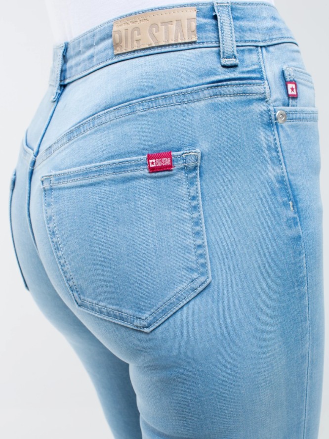 Jeansy damskie skinny jasnoniebieskie Adela 105