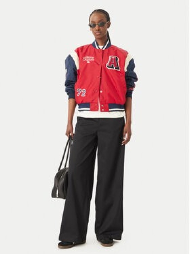adidas Kurtka bomber KR7030 Czerwony Loose Fit