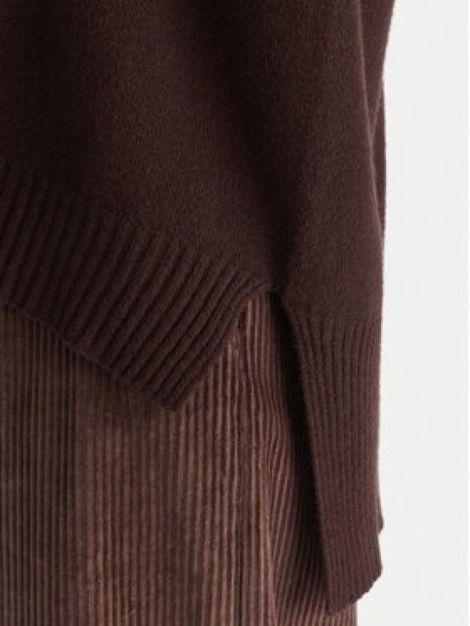 Kontatto Sweter 3M0842C Bordowy Relaxed Fit