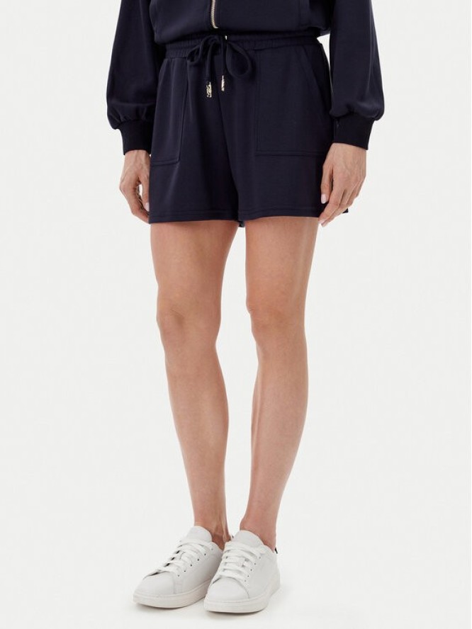 Gaudi Szorty materiałowe 511BD24007 Granatowy Regular Fit