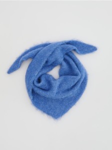 Trójkątna chusta - niebieski