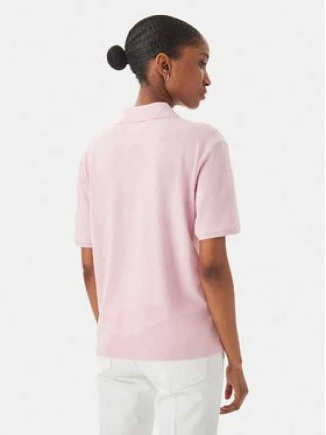 Tommy Hilfiger Polo WW0WW48720 Różowy jasny Relaxed Fit