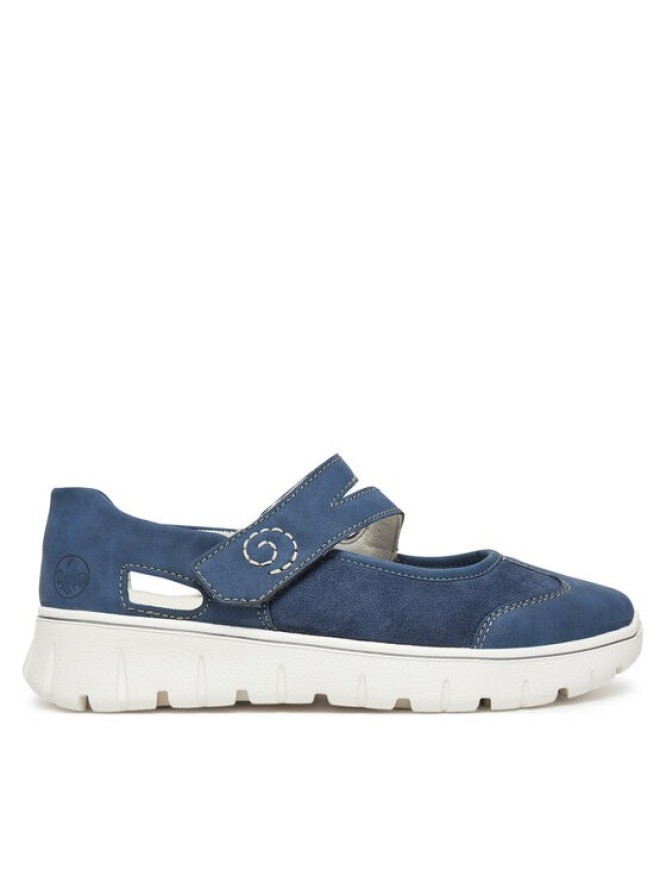 Rieker Półbuty N1350-14 Granatowy