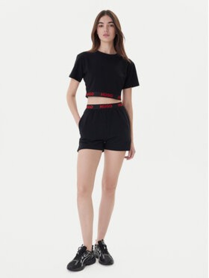 Hugo T-Shirt Logo 50520497 Czarny Relaxed Fit