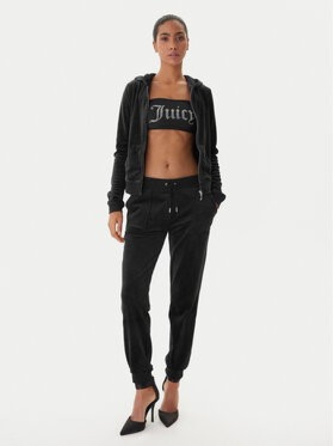 Juicy Couture Spodnie dresowe JCBBJ225802 Czarny Slim Fit