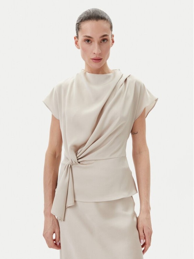 Bruuns Bazaar Bluzka Acacia BBW4427 Beżowy Regular Fit