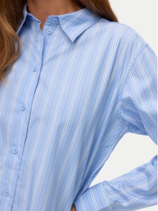 Vero Moda Koszula Elina 10336329 Niebieski Loose Fit