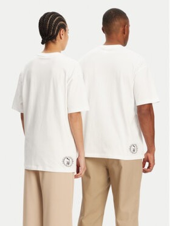 Puma T-Shirt Unisex Harry Potter 630092 Biały Oversize