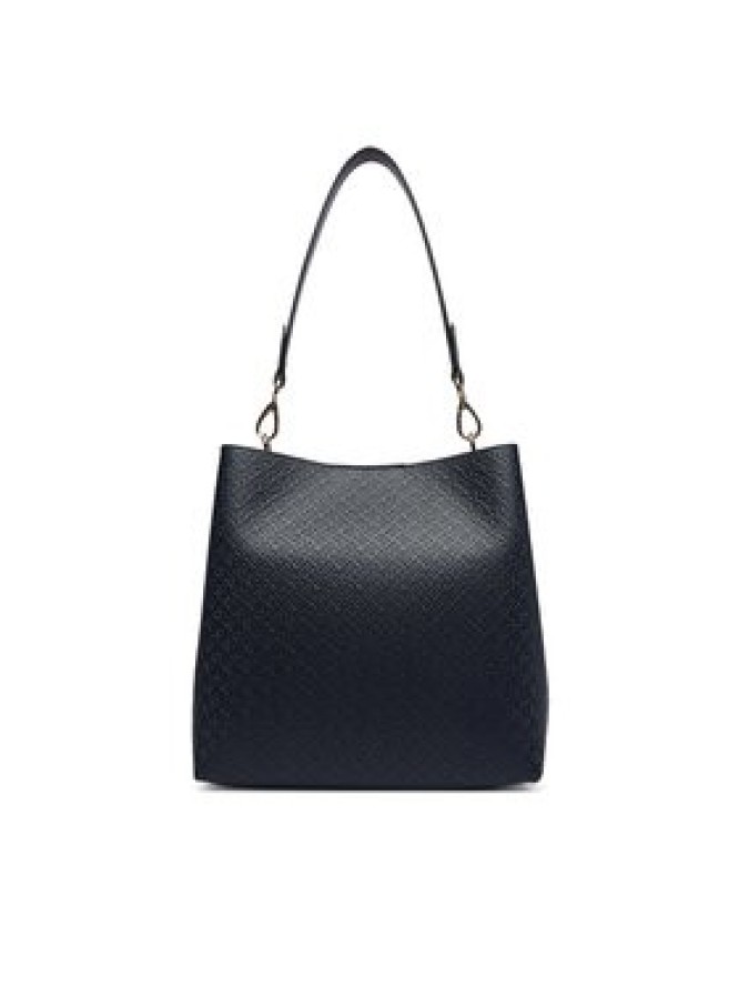 Tommy Hilfiger Torebka Th Icon Shoulder Bag Mono AW0AW19000 Granatowy