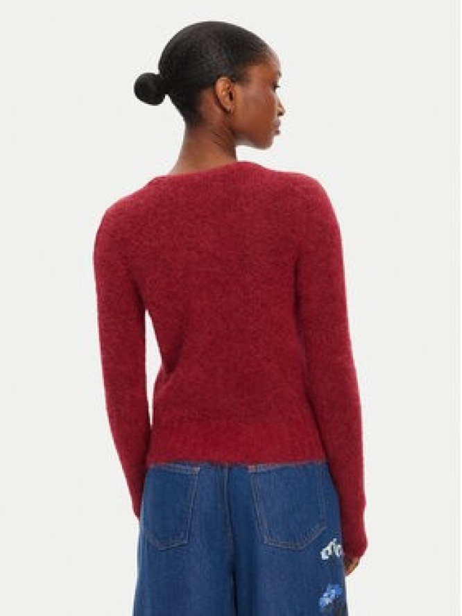 Munthe Kardigan Povilla 252160025272 Bordowy Regular Fit