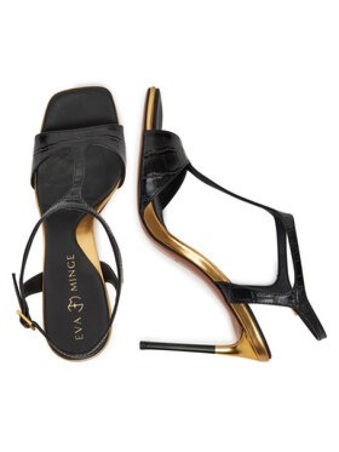 Eva Minge Sandały TULIP-LT1520-3-3 Czarny