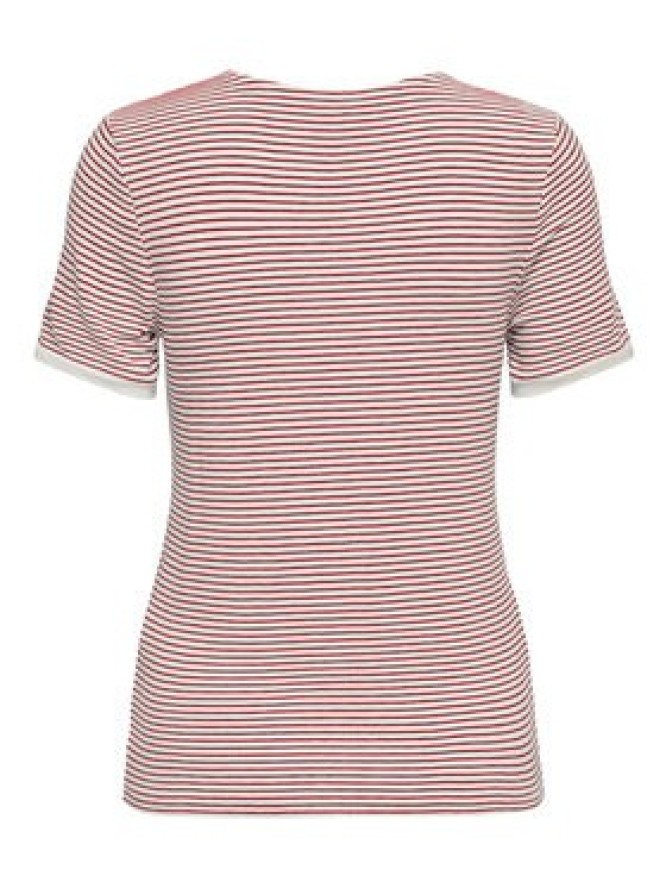 ONLY T-Shirt Tine 15315406 Czerwony Regular Fit
