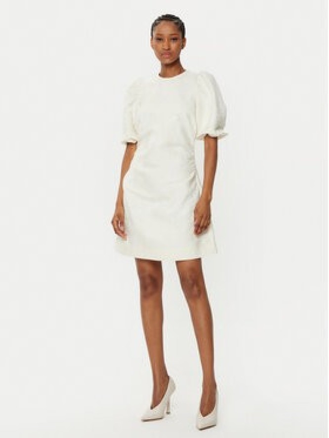 IVY OAK Sukienka koktajlowa Nissa IO117654 Écru Slim Fit