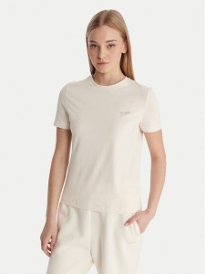 Guess T-Shirt V6RI07 J1314 Écru Regular Fit