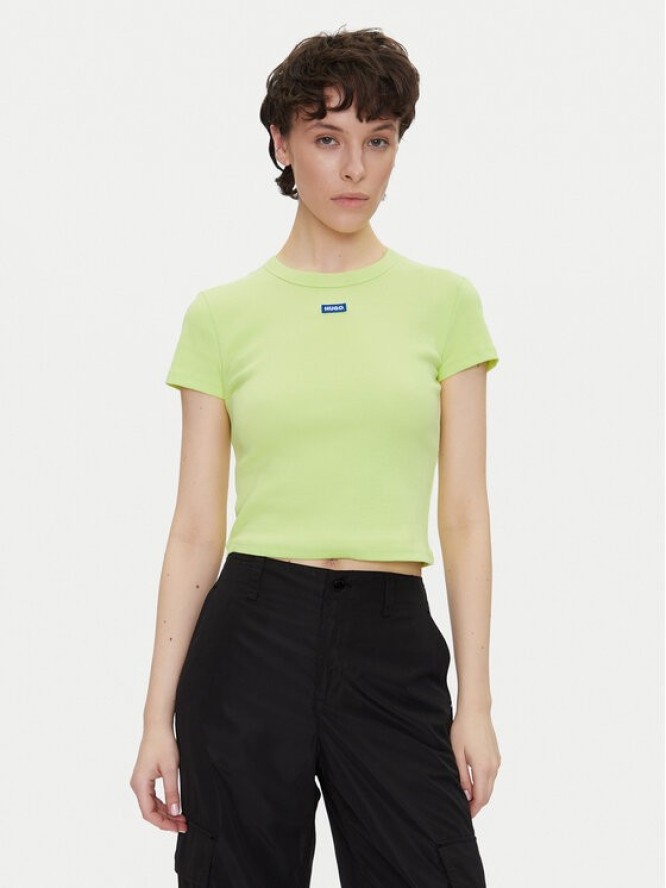 HUGO T-Shirt Baby 50510749 Zielony Slim Fit