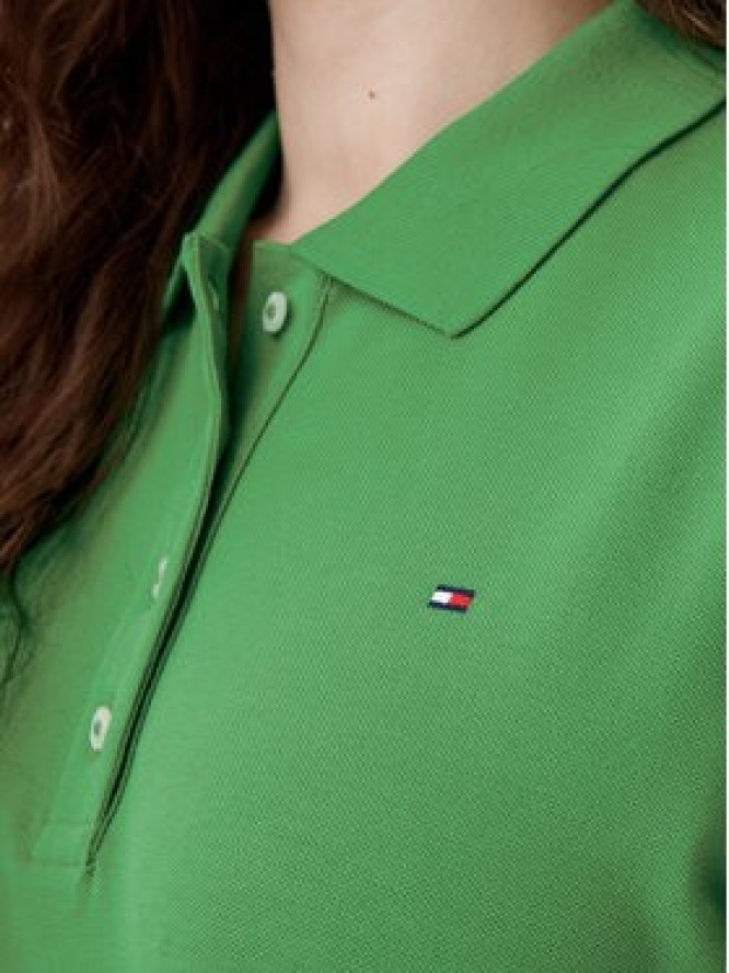 Tommy Hilfiger Polo 1985 WW0WW43224 Zielony Regular Fit