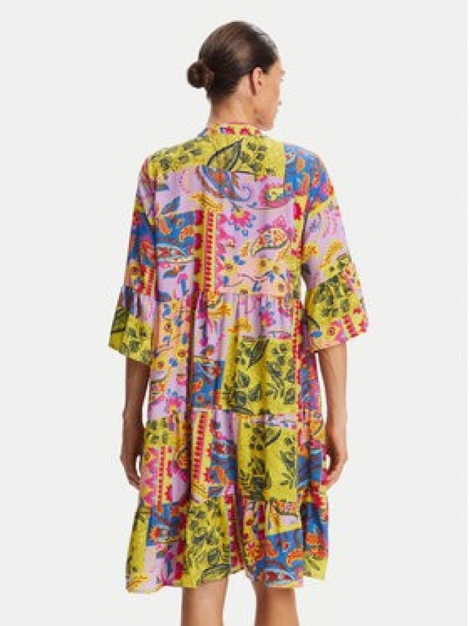 Iconique Sukienka letnia IC25-124 Kolorowy Relaxed Fit