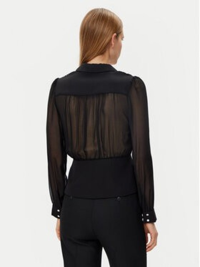 Morgan Koszula 251-CZIPA Czarny Regular Fit