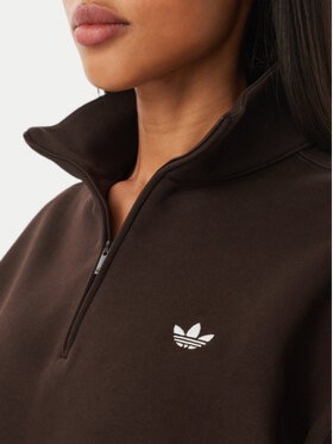 adidas Bluza Ess LH4720 Brązowy ciemny Regular Fit