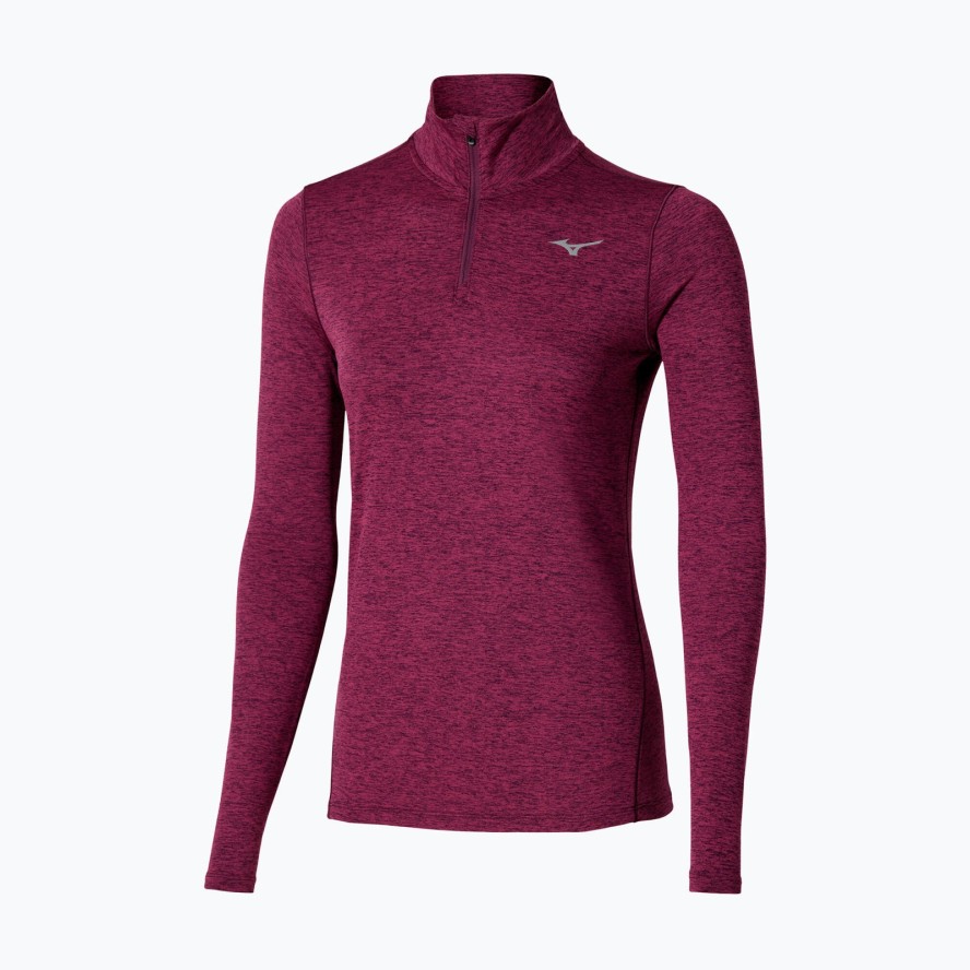 Bluza do biegania damska Mizuno Core Impulse Half Zip Tee