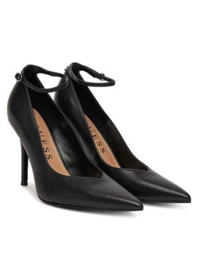 Guess Szpilki FLFNPR LEA08 Czarny