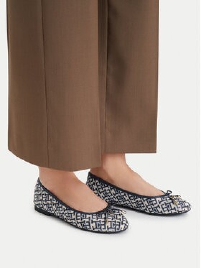 Tommy Hilfiger Baleriny Th Charm Jacquard Ballerina FW0FW09504 Kolorowy