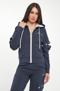 Bluza damska z odpinanymi rękawami AERONAUTICA MILITARE