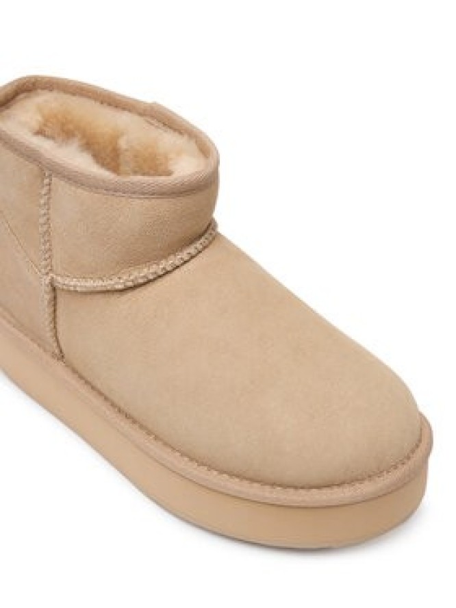 EMU Australia Śniegowce Stinger Micro Flatform 2.0 W13296 Beżowy