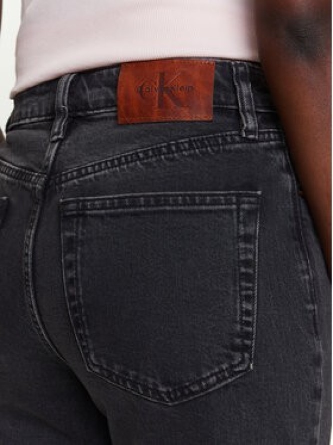Calvin Klein Jeans Jeansy LV047B909G Czarny Straight Fit